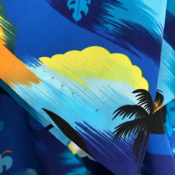 Vintage Royal Creations Hawaii Men's Hawaiian Shirt Aloha Beach  Button-Front - Picture 5 of 11